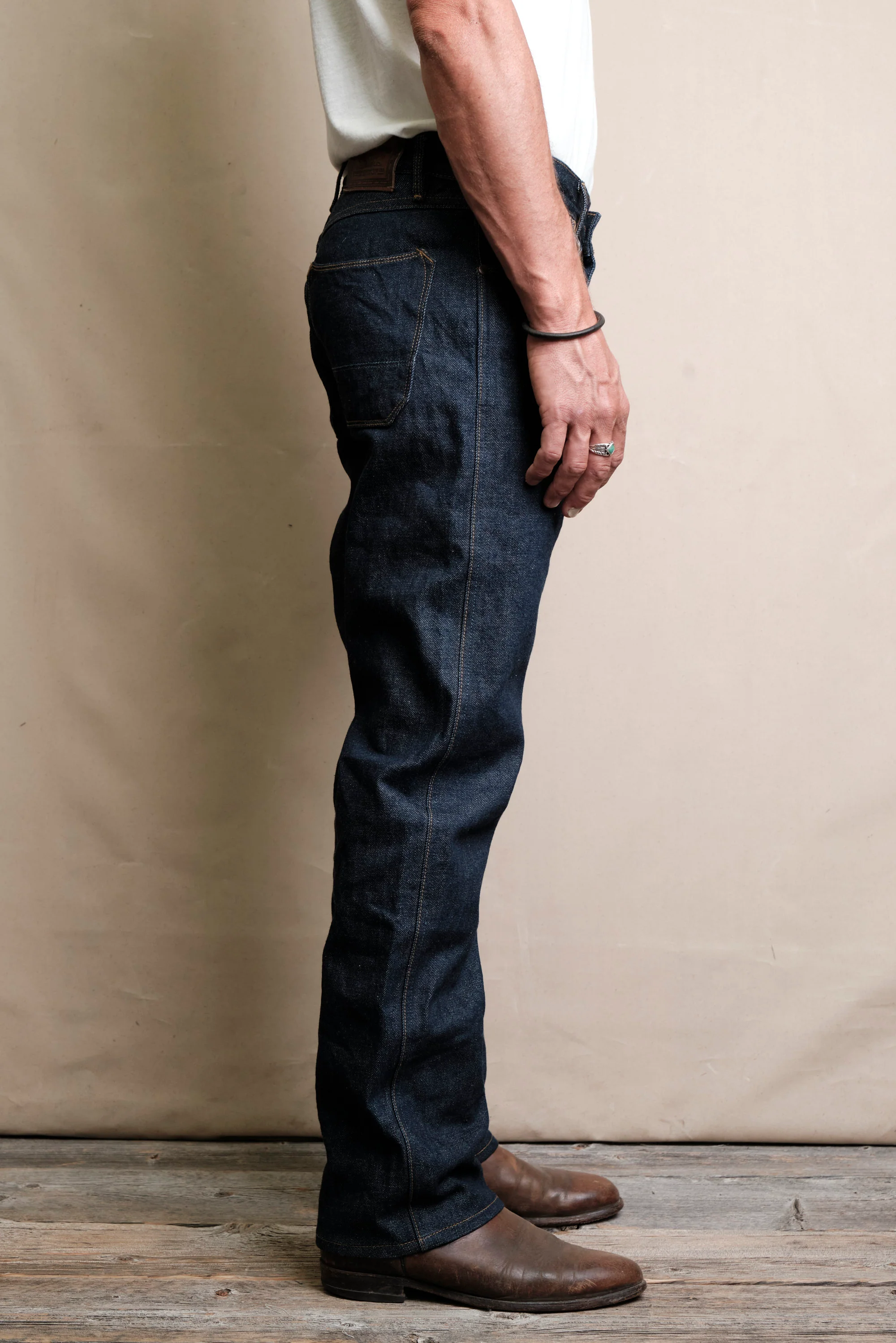 Wilkes Western 15 Ounce Rinsed Denim - Image 3