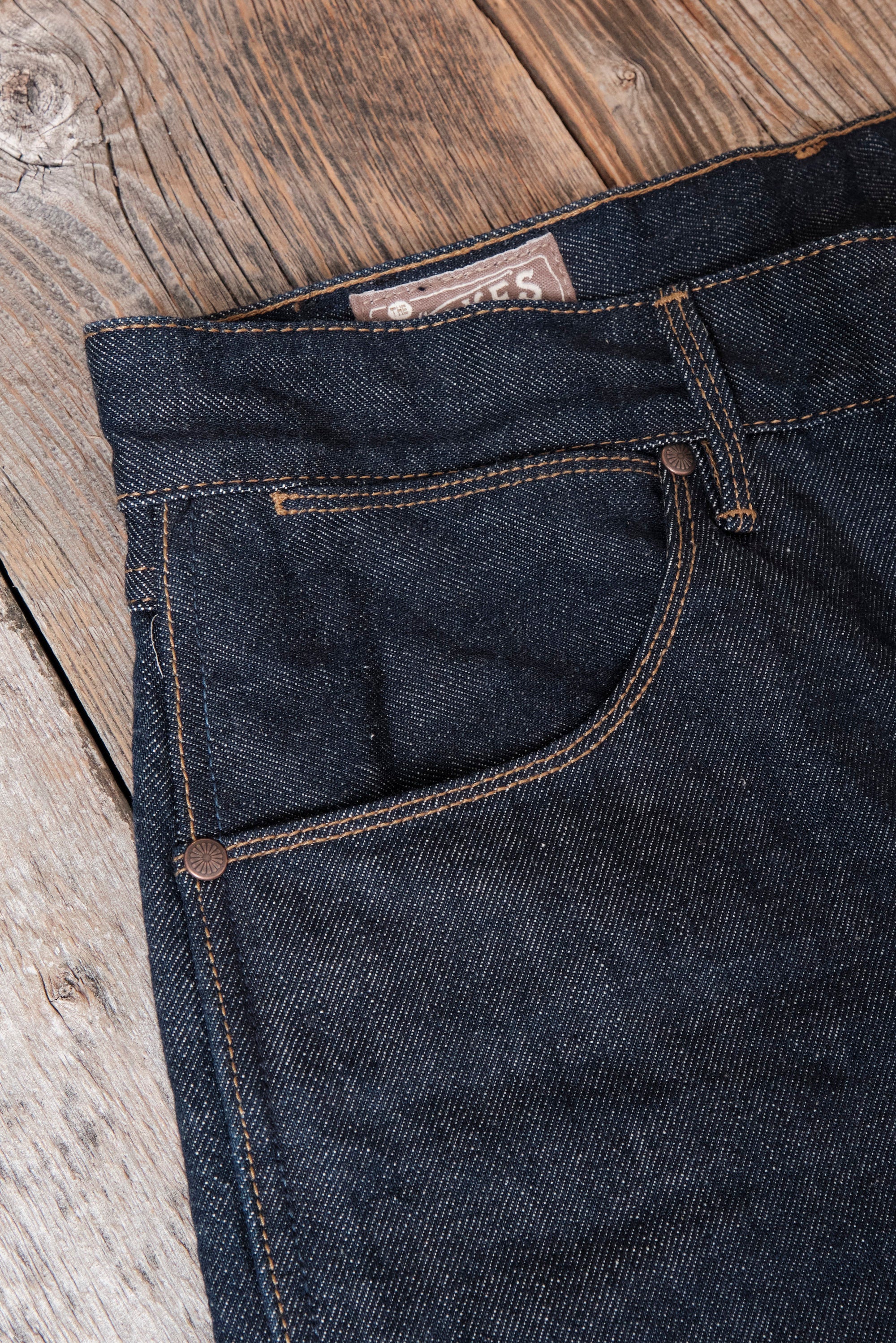 Wilkes Western 15 Ounce Rinsed Denim - Image 6