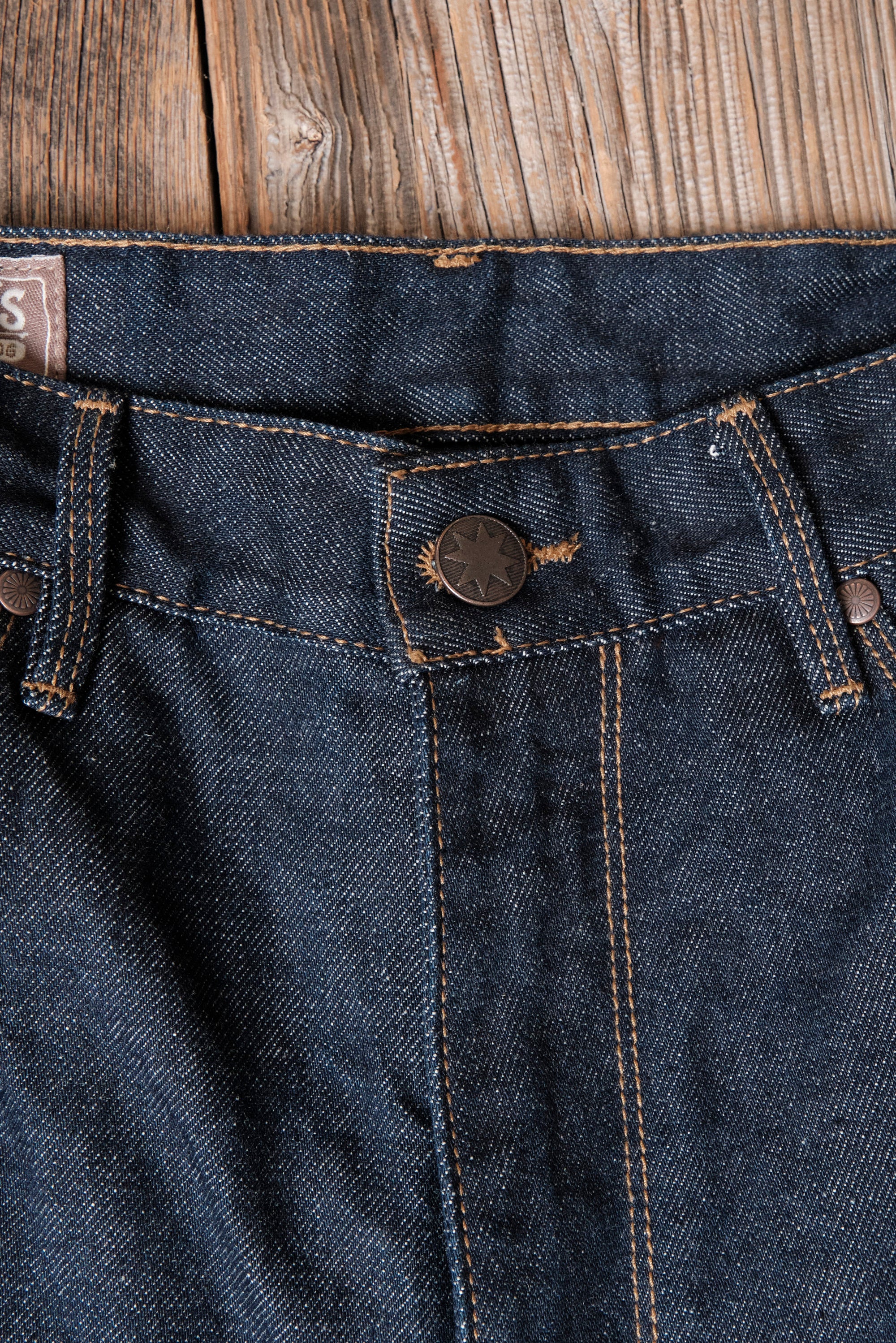 Wilkes Western 15 Ounce Rinsed Denim - Image 7