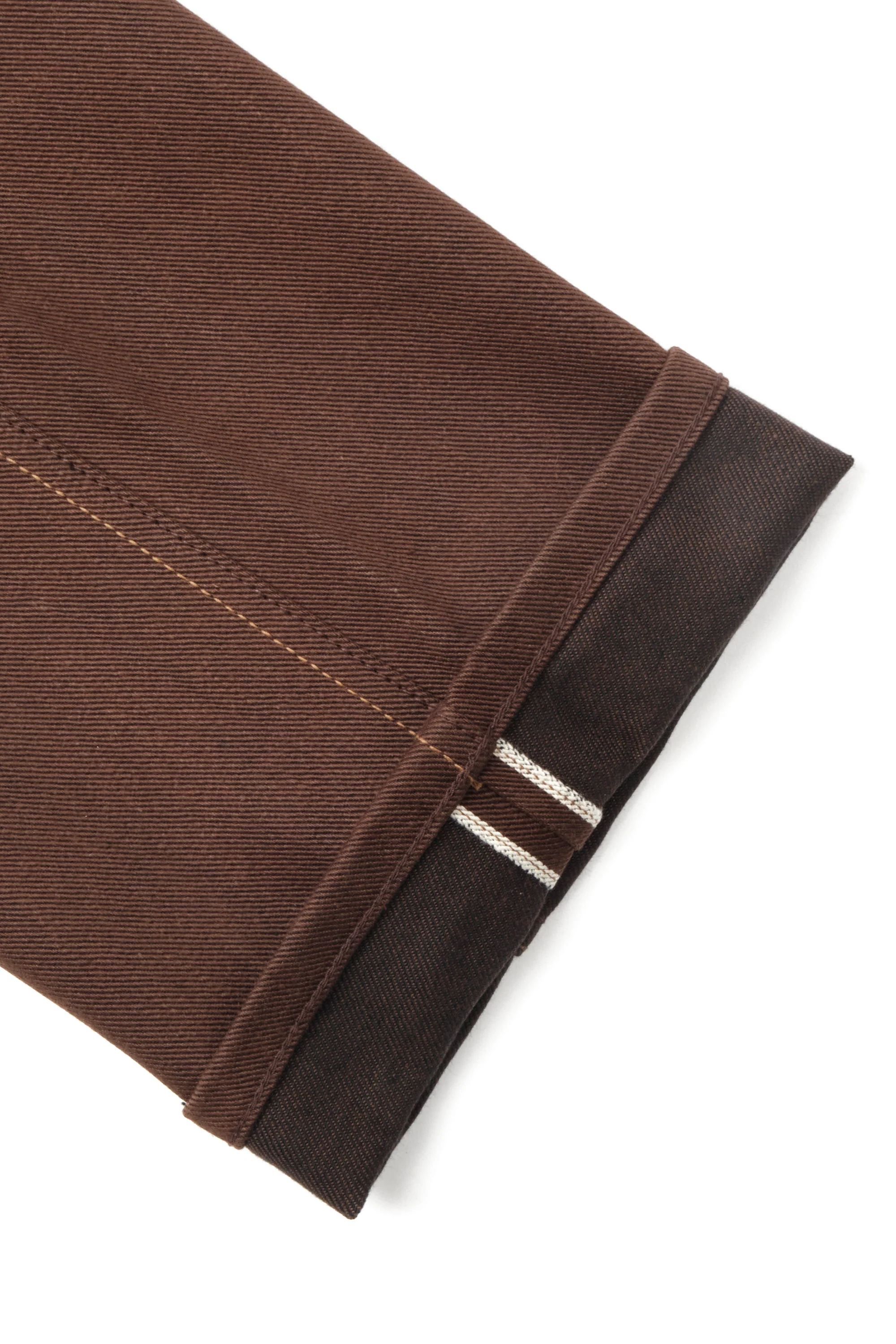 Wilkes Western 15 Ounce Dark Brown Denim - Image 14
