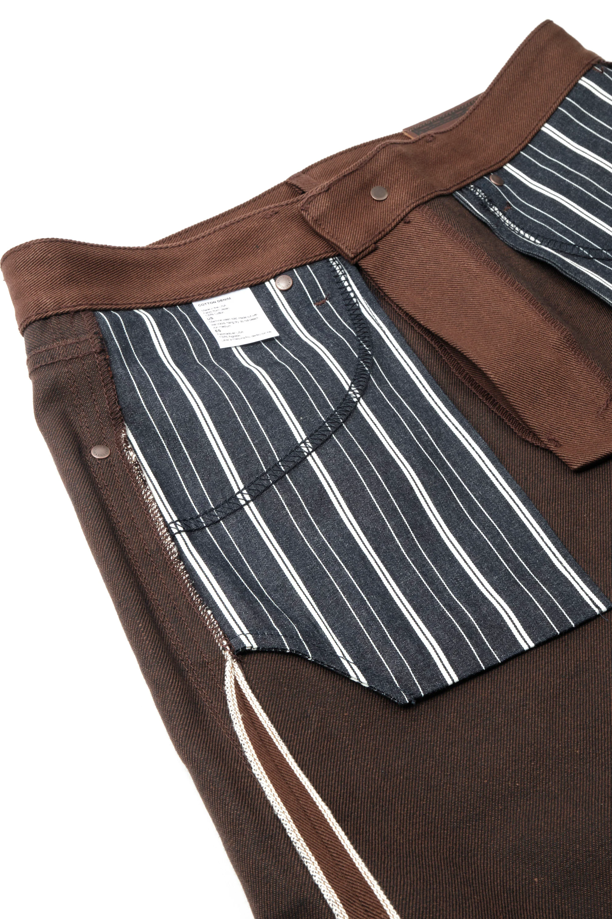 Wilkes Western 15 Ounce Dark Brown Denim - Image 20