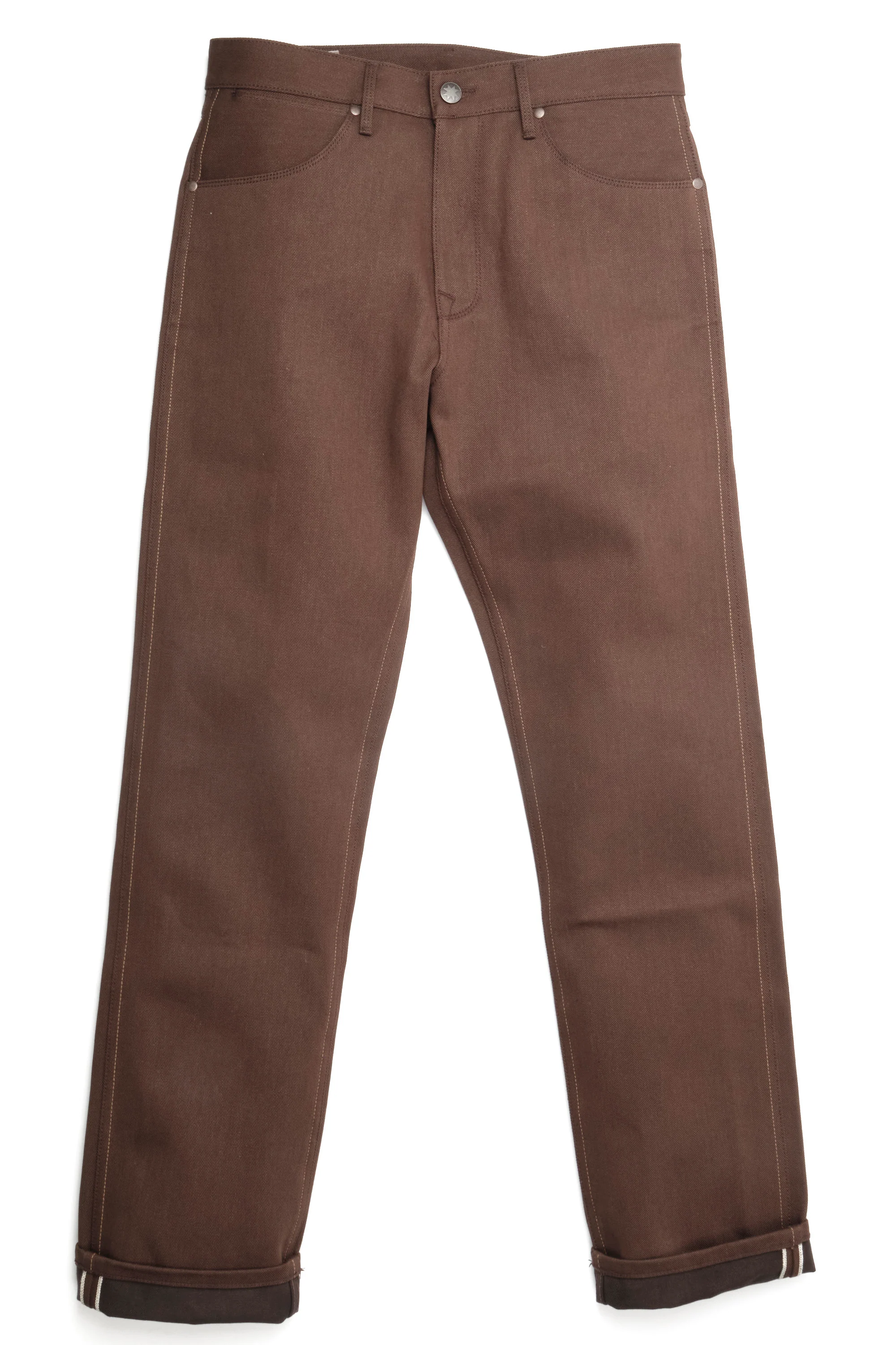 Wilkes Western 15 Ounce Dark Brown Denim - Image 9