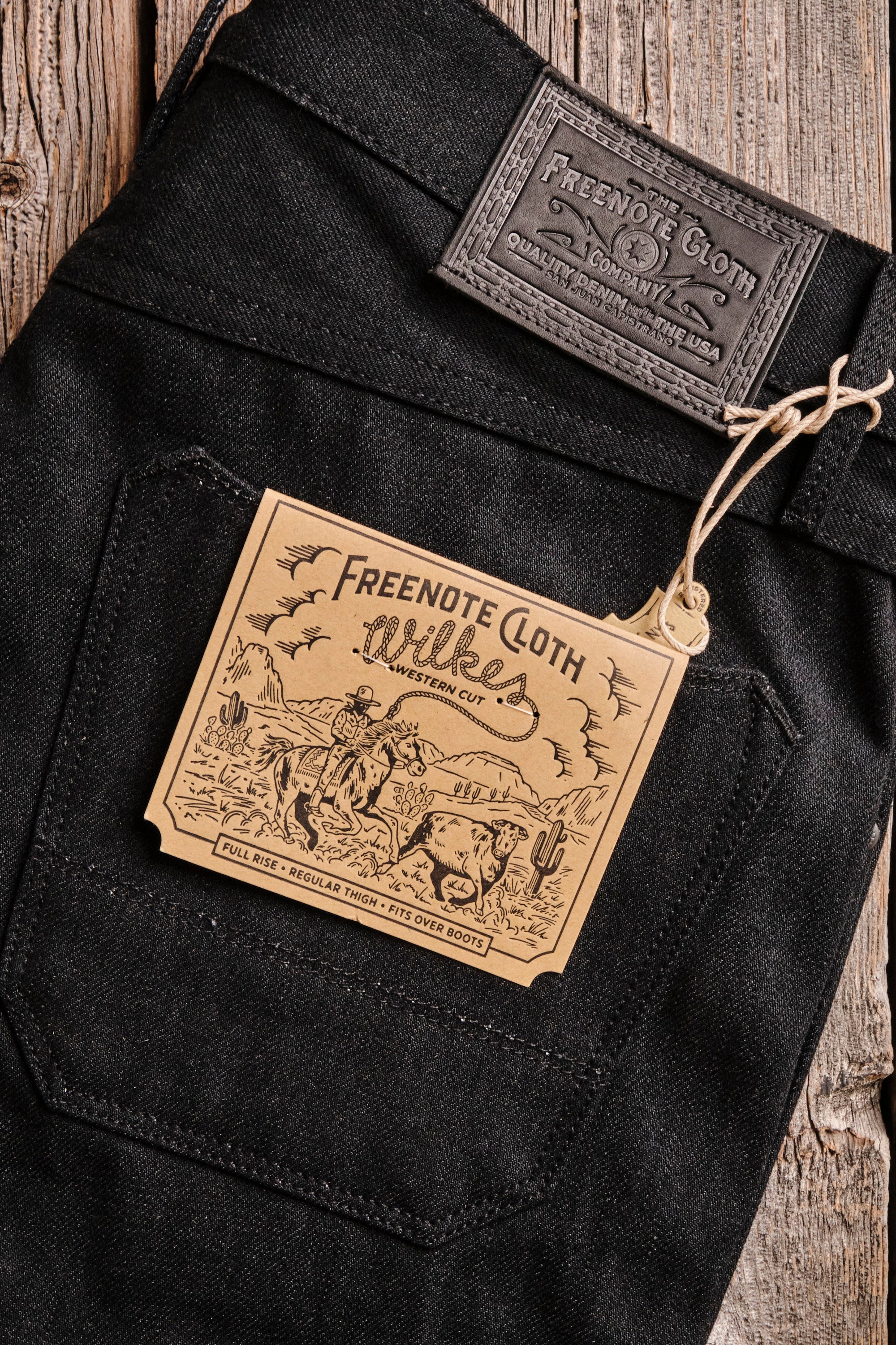 Wilkes Western <span>raw 14.25 Ounce Black Grey </span> - Image 10