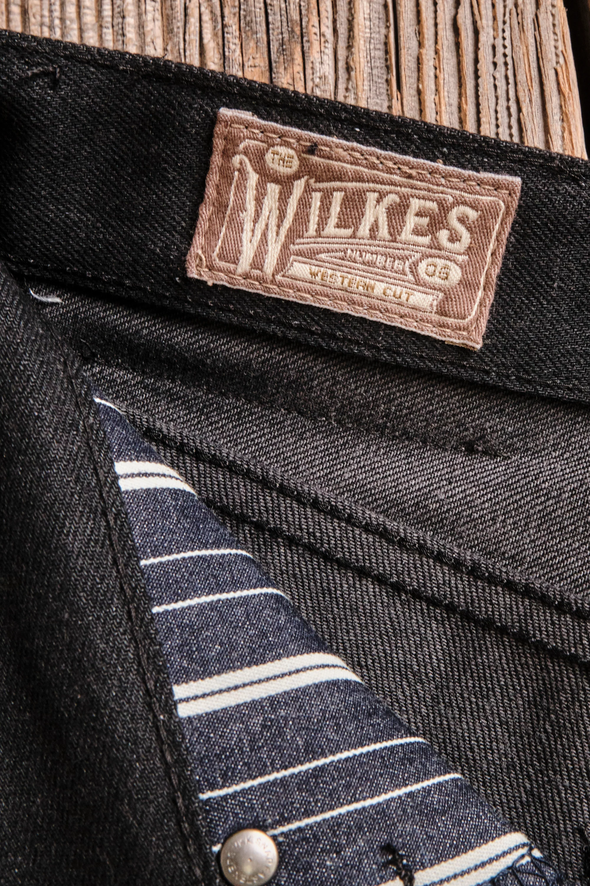 Wilkes Western <span>raw 14.25 Ounce Black Grey </span> - Image 8