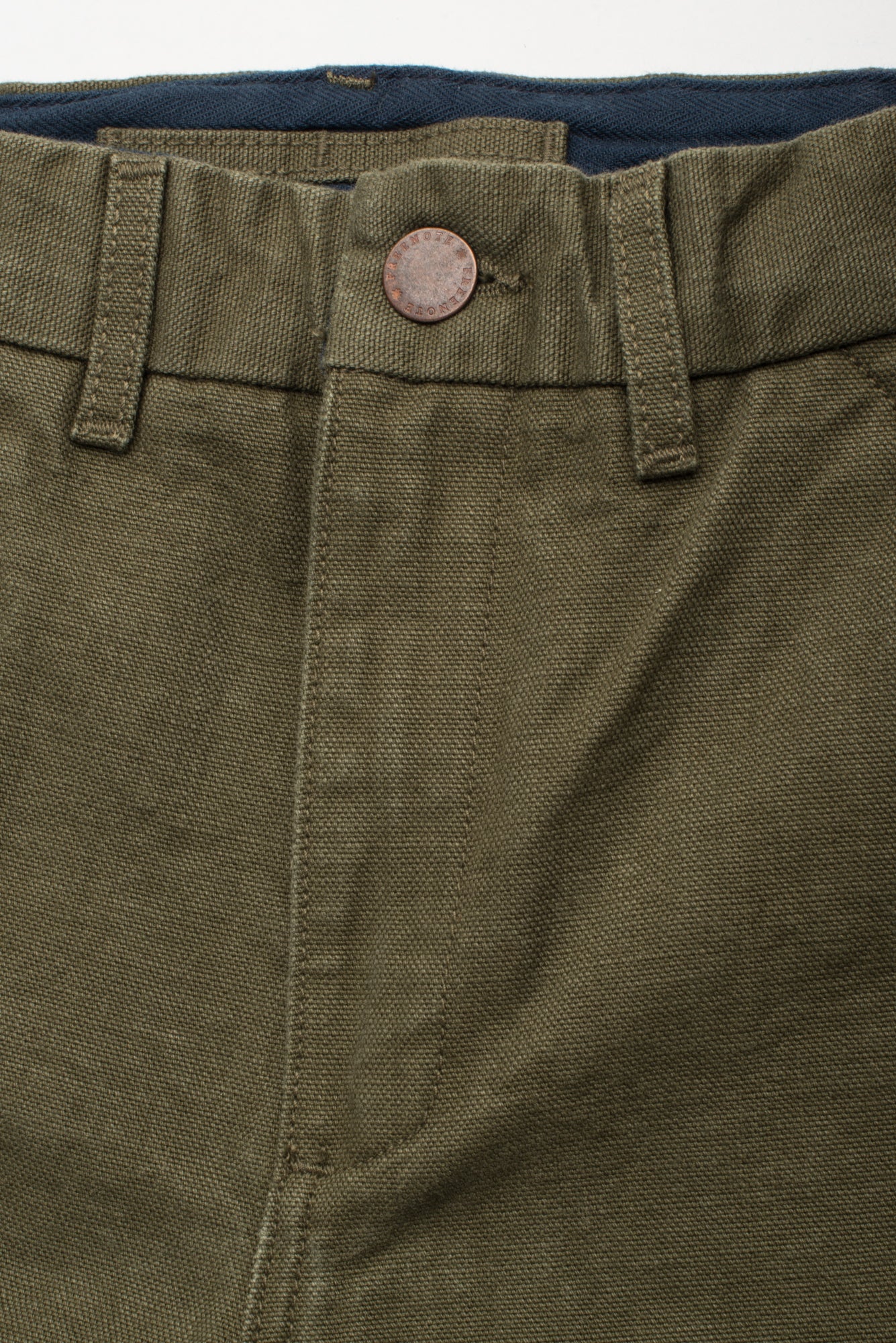 Workers Chino Slim Fit <span> 14 Ounce Slub Army Green </span> - Image 5