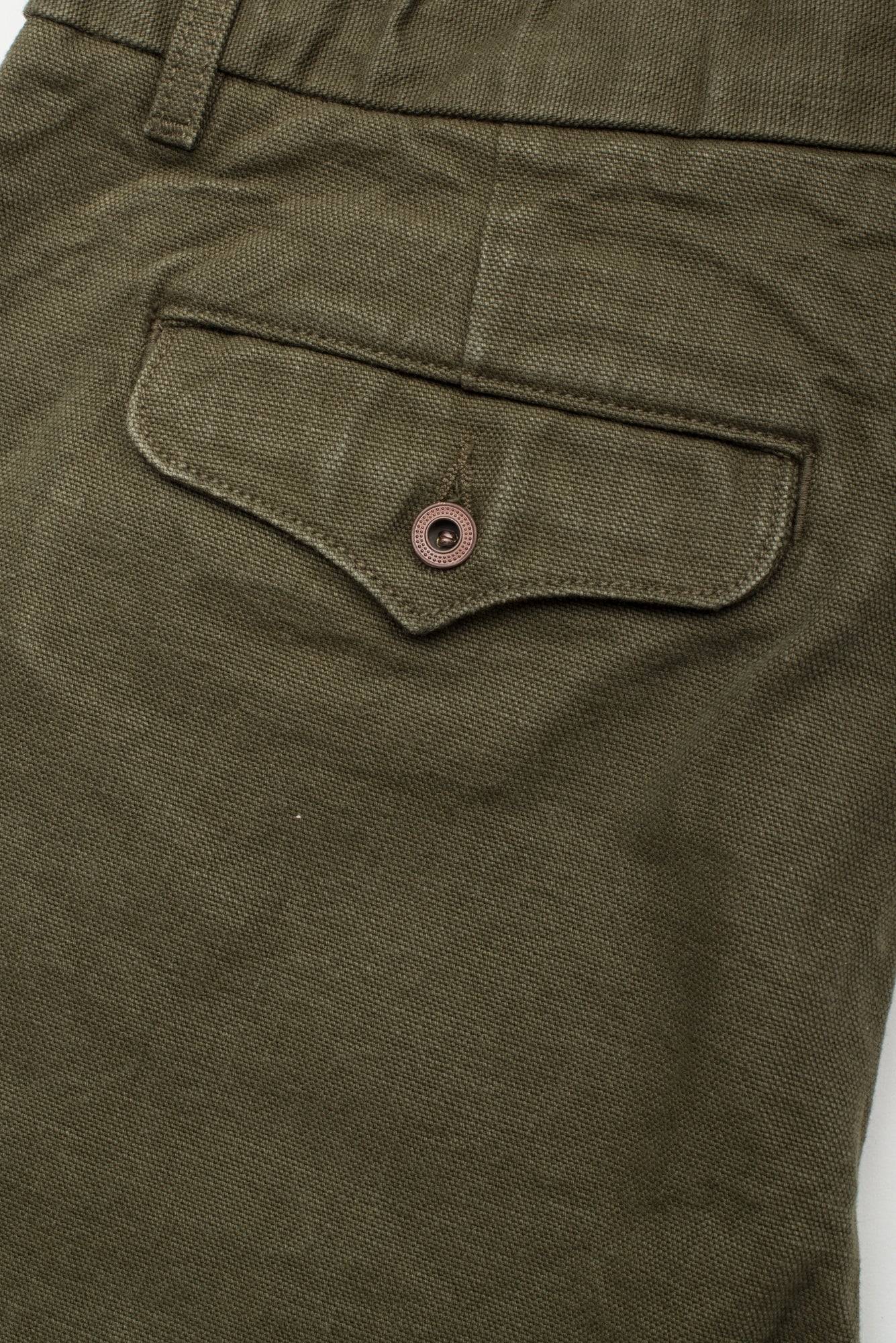 Workers Chino Slim Fit <span> 14 Ounce Slub Army Green </span> - Image 8