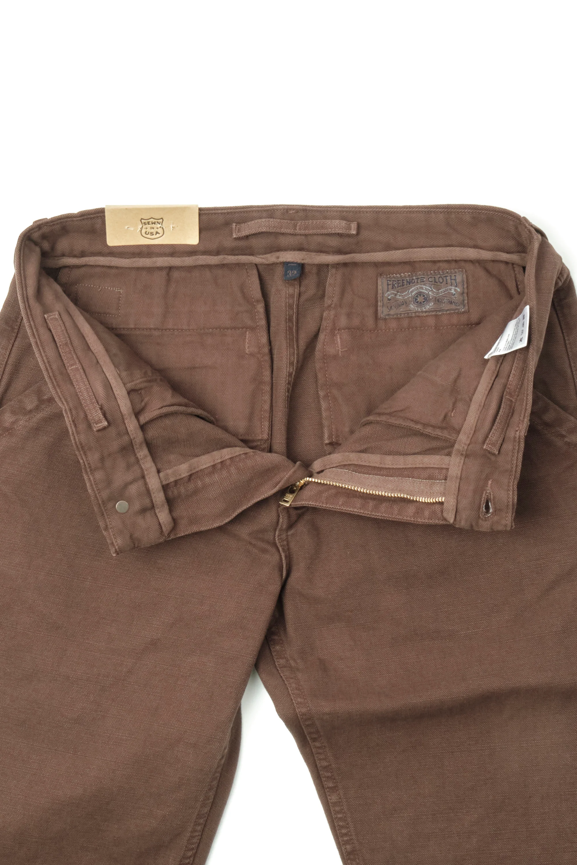 Workers Chino Slim Fit  14 Ounce Slub Bark - Image 14