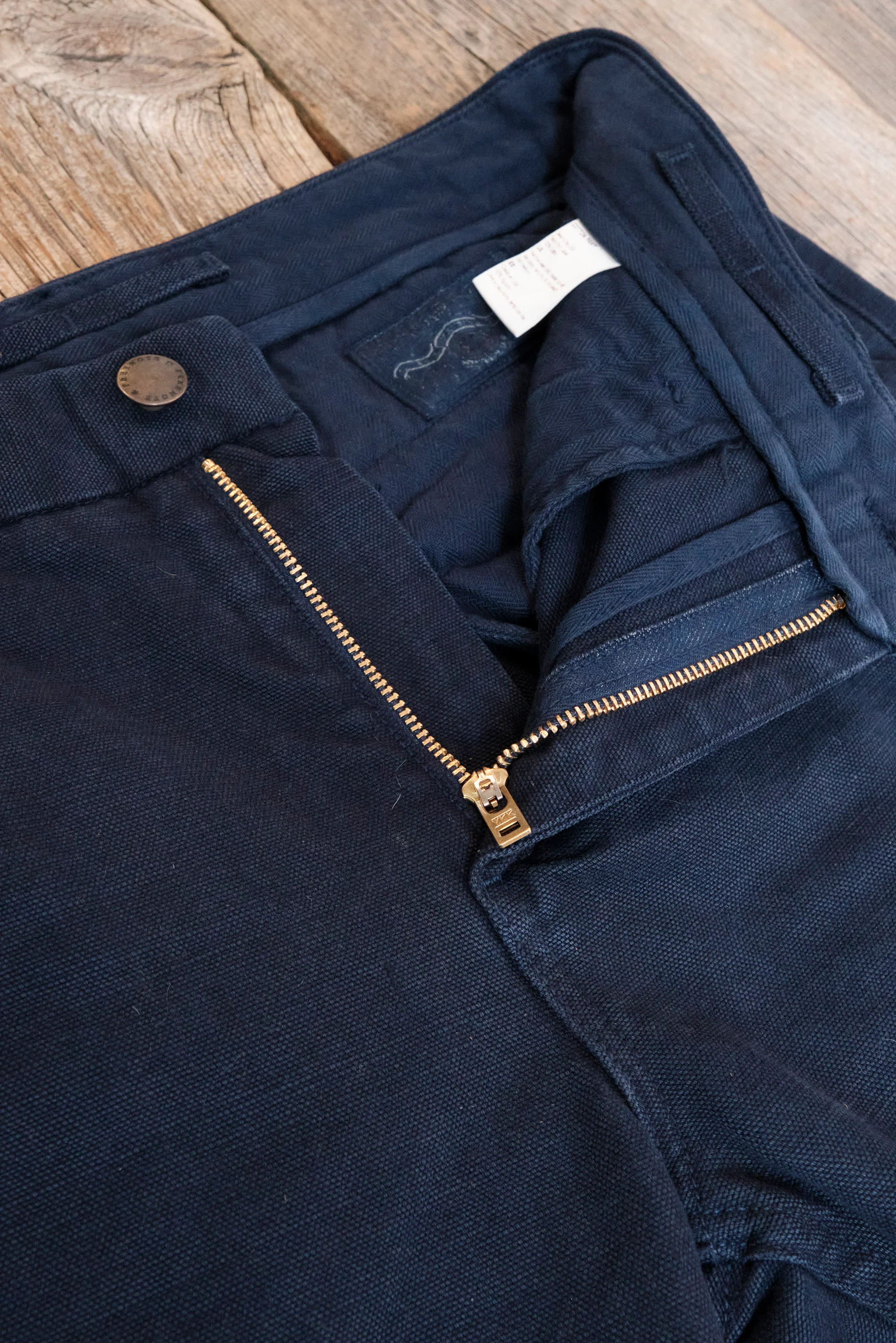 Workers Chino Slim Fit <span> 14 Ounce Slub Navy</span> - Image 6