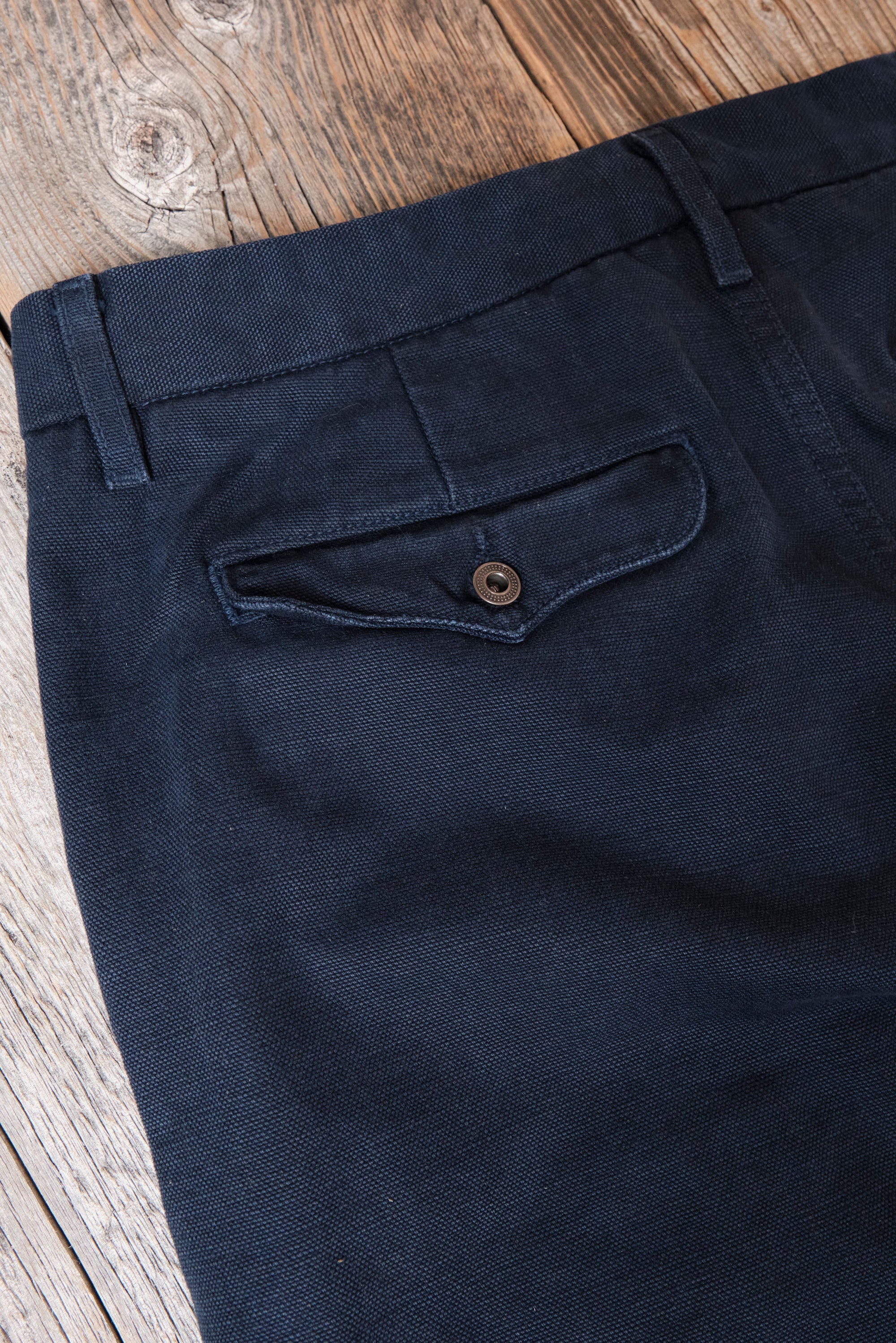 Workers Chino Slim Fit <span> 14 Ounce Slub Navy</span> - Image 7