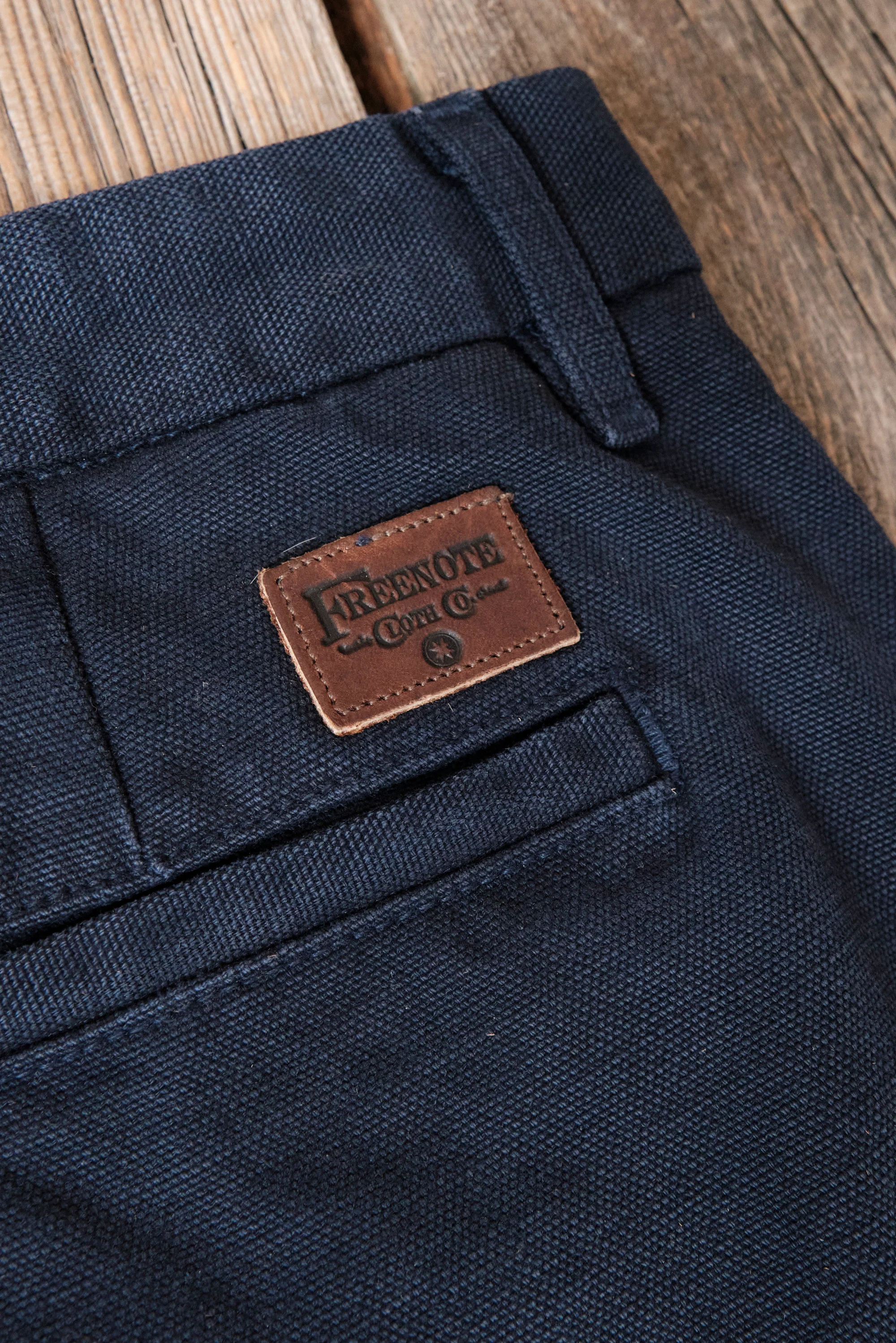 Workers Chino Slim Fit <span> 14 Ounce Slub Navy</span> - Image 8