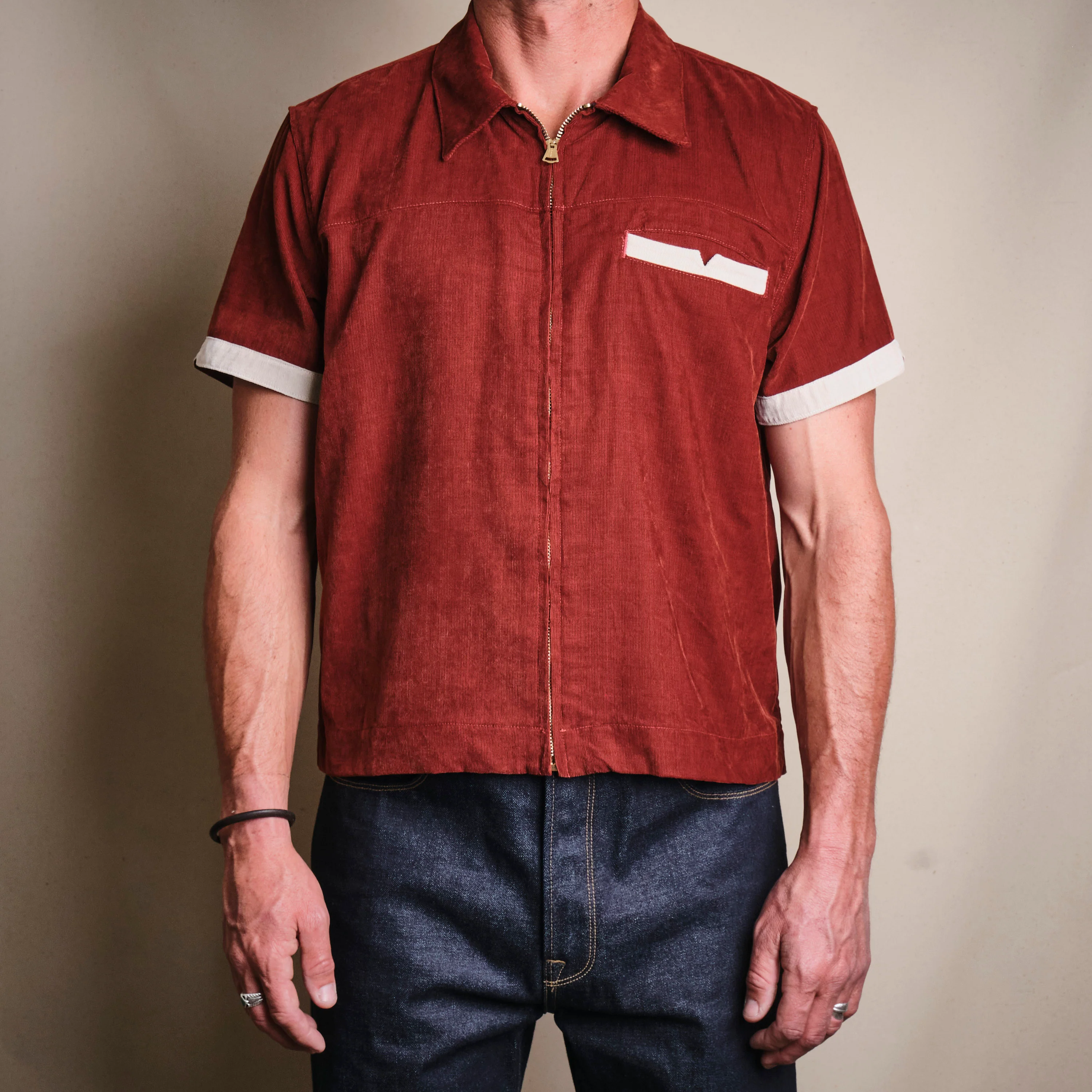 Yorba Maroon Corduroy - Image 2